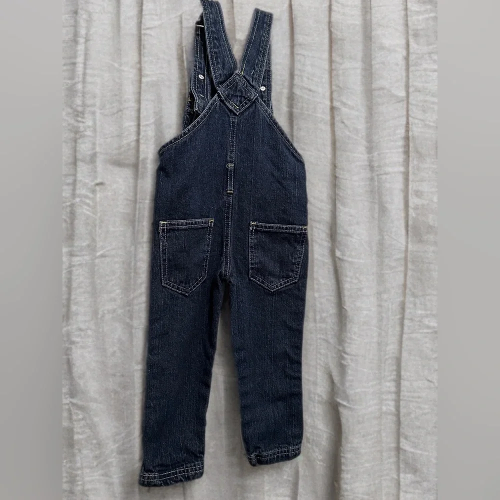 Lil Girl’s Denim Jumper Overalls Blue Size 2T